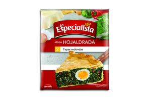 Masa para Pascualina Redonda Hojaldrada LA ESPECIALISTA 350 gr en Tienda Inglesa