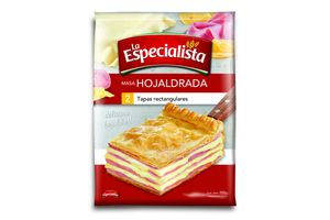 Masa Rectangular Hojaldrada LA ESPECIALISTA 550 gr en Tienda Inglesa