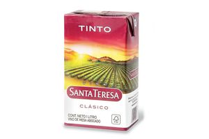 Vino SANTA TERESA Tinto Tetra 1 L en Tienda Inglesa