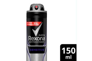 Antitranspirante REXONA Men Sensitive en Aerosol 150 ml en Tienda Inglesa