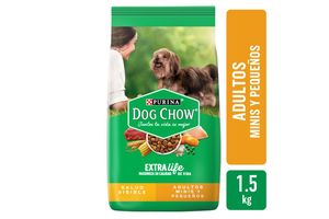 Alimento para Perros Adultos Minis y Pequeñas DOG CHOW 1,5 kg en Tienda Inglesa