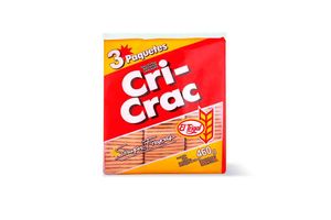 Galleta Cri Crac Tripack EL TRIGAL 460 gr en Tienda Inglesa
