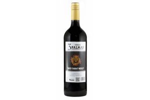 Vino Tinto 3 PALMAS Tannat Merlot 1 L en Tienda Inglesa