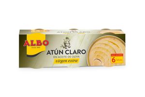 Pack 3 Atún Claro en Aceite de Oliva ALBO 276 gr en Tienda Inglesa