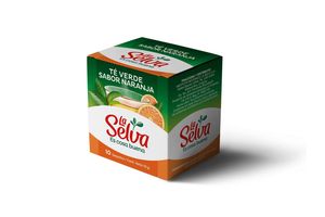 Té Verde LA SELVA Sabor Naranja 10 Sobres en Tienda Inglesa
