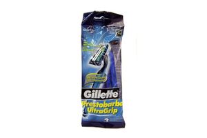 Maquina de Afeitar GILLETTE Prestobarba Ultragrip x 3 Unidades en Tienda Inglesa
