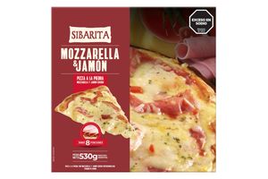 Pizza Muzzarella LA SIBARITA con Jamón x 1 Unidad 530 gr en Tienda Inglesa