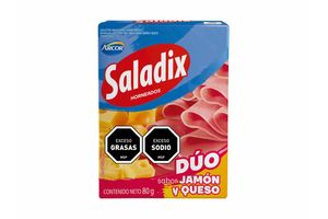 Galletitas Saladix Duo sabor Jamón y Queso ARCOR 80 gr en Tienda Inglesa