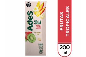 Bebida a base de Soja ADES Frutas Tropicales 200 ml en Tienda Inglesa