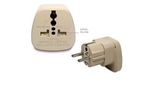 Adaptador Schuko Simple a Universal en Tienda Inglesa