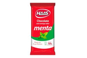 Chocolate Semiamargo sabor Menta HAAS 150 gr en Tienda Inglesa