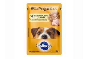Alimento para Perros sabor Pollo Razas Pequeñas PEDIGREE 100 gr en Tienda Inglesa