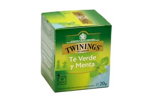 Té TWININGS Green Mint 10 Sobres en Tienda Inglesa