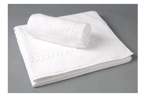 Toalla Blanca Baño Hotelera 75x150cm en Tienda Inglesa