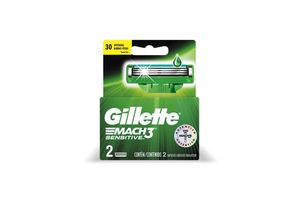 Repuesto Maquina de Afeitar GILLETTE Mach3 Sensitive x 2 Unidades en Tienda Inglesa