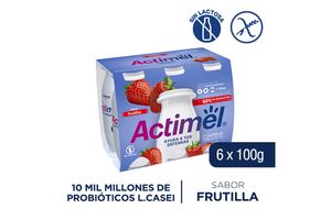 Yogur ACTIMEL de Frutilla con 6 Unidades 600 gr en Tienda Inglesa