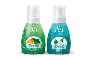 Espuma para Manos SIX Te Verde y Mandarina 270 ml en Tienda Inglesa