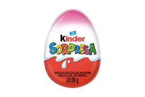 Huevo KINDER Sorpresa Celeste o Rosa 20 gr en Tienda Inglesa