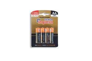 Pack 4 Pilas TIENDA INGLESA  Alcalina AA en Tienda Inglesa