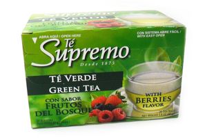 Té Verde SUPREMO con Frutos del Bosque 20 Sobres en Tienda Inglesa