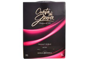 Vino CUESTA DI GRAVA Roble Tinto Tannat 3 L en Tienda Inglesa