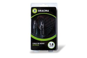 Cable de Audio DRACMA Plug Spica m/m 1m en Tienda Inglesa