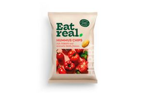 Snack Hummus Chips Tomato & Basil EAT REAL 135 gr en Tienda Inglesa