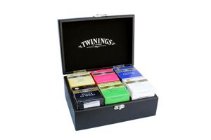 Té TWININGS Caja de Madera Negra 60 Sabores en Tienda Inglesa