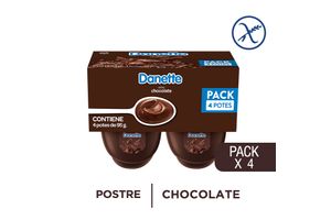 Postre de Chocolate DANETTE x 4 Unidades 380 gr en Tienda Inglesa
