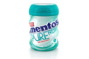 Goma de Mascar sin Azúcar MENTOS Wintergreen Pure Fresh 56 gr en Tienda Inglesa