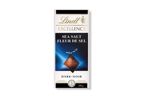 Chocolate Amargo Sea Salt LINDT Excellence 100 gr en Tienda Inglesa