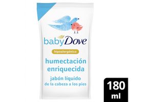 Jabón Líquido DOVE Baby Repuesto 180 ml en Tienda Inglesa