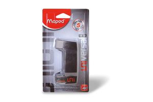Perforatore 4 Fori Maped Universal Metallico - Per Fogli A4, Capacit&agrave; 10-12 Fogli, Confezione Coriandoli