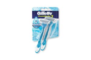 Maquina de Afeitar GILLLETTE  Prestobarba 3 Ice x 2 Unidades en Tienda Inglesa
