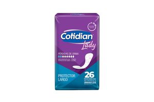 Protector Largo COTIDIAN Lady para Incontinencia Leve x 26 Unidades en Tienda Inglesa