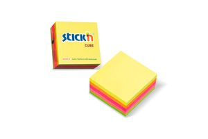 Block Cubo STICK Fluo Surtidos 50 x 50 mm en Tienda Inglesa