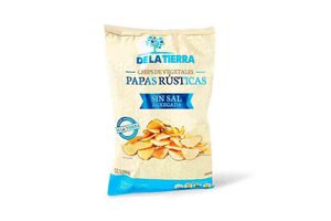 Papas Rústicas DE LA TIERRA sin Sal 120 gr en Tienda Inglesa