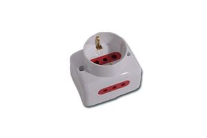 Toma Schuko +2 Modular Exterior en Tienda Inglesa