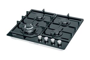 Anafe JAMES 4 Hornallas Vidrio Negro en Tienda Inglesa