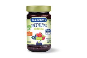 Mermelada Dietética LOS NIETITOS 3 Frutas 340g en Tienda Inglesa