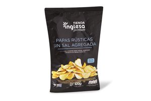 Papas Rústicas sin Sal TIENDA INGLESA PREMIUM 120 gr en Tienda Inglesa