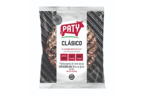 Hamburguesas de Carne Vacuna PATY Clásica x 2 Unidades en Tienda Inglesa