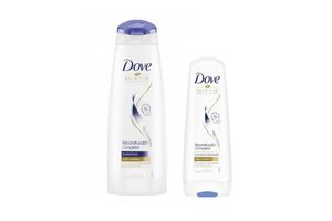 Shampoo DOVE 400 ml + Acondicionador 200 ml Reconstrucción Completa en Tienda Inglesa