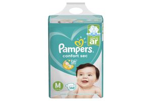 Pañal PAMPERS Confort Sec Talle M x 148 Unidades en Tienda Inglesa