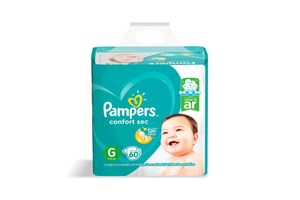 Pañales PAMPERS Confort Sec Talle G x 60 Unidades en Tienda Inglesa