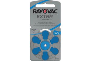 Pilas de Audifonos RAYOVAC 675 x 6 Unidades en Tienda Inglesa