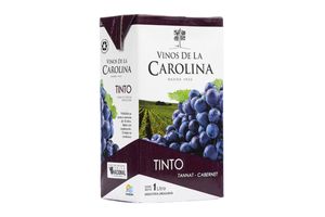 Vino DE LA CAROLINA Tetra Tinto Tannat - Cabernet 1 L en Tienda Inglesa