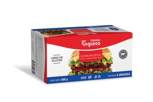 Hamburguesa Extra TIENDA INGLESA 8 Unidades 668 gr en Tienda Inglesa