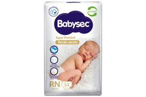 Pañal BABYSEC Recién Nacido x 34 Unidades en Tienda Inglesa