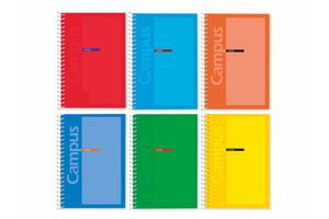 Libreta con Espiral Rayada CAMPUS 80 Hojas en Tienda Inglesa